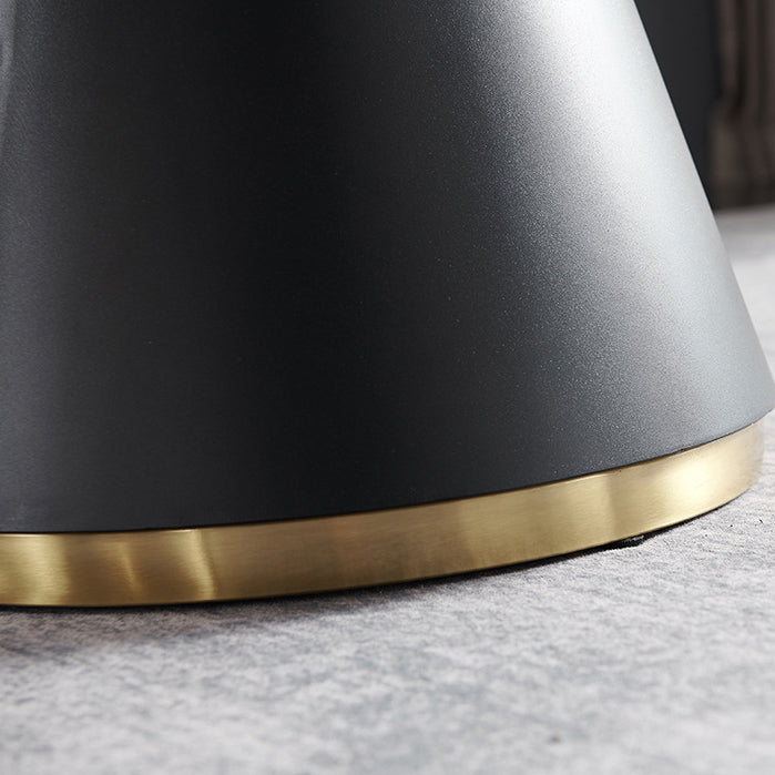 Glam Round Sintered Stone Dining Table Set 1/2/3/4 Pieces Dining Set for Home Use Clearhalo 'Dining Room Sets' 'Dining Tables & Seating' 'dining_room_set' 'furn' 'furn_dining_room_set' 'Furniture' 'furniture_dining_room_set' 'Kitchen & Dining Furniture' 5085835