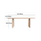 Modern Solid Wood Top Oval Dinette Table Wood Base Dining Table for Living Room Clearhalo 'Dining Tables & Seating' 'Dining Tables' 'dining_table' 'furn' 'furn_dining_table' 'Furniture' 'furniture_dining_table' 'Kitchen & Dining Furniture' 5085892