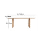 Modern Solid Wood Top Oval Dinette Table Wood Base Dining Table for Living Room Clearhalo 'Dining Tables & Seating' 'Dining Tables' 'dining_table' 'furn' 'furn_dining_table' 'Furniture' 'furniture_dining_table' 'Kitchen & Dining Furniture' 5085897