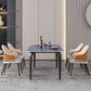 Black Iron 4 Legs Dining Site Table Industrial Stone Top Rectangle Dining Table Clearhalo 'Dining Tables & Seating' 'Dining Tables' 'dining_table' 'furn' 'furn_dining_table' 'Furniture' 'furniture_dining_table' 'Kitchen & Dining Furniture' 5085910