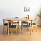 Solid Wood Dining Table Modern Brown Dining Table with 4 Legs 86.6"L x 35.4"W x 29.5"H Without Chairs Clearhalo 'Dining Tables & Seating' 'Dining Tables' 'dining_table' 'furn' 'furn_dining_table' 'Furniture' 'furniture_dining_table' 'Kitchen & Dining Furniture' 5086076