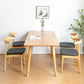 Solid Wood Dining Table Modern Brown Dining Table with 4 Legs Clearhalo 'Dining Tables & Seating' 'Dining Tables' 'dining_table' 'furn' 'furn_dining_table' 'Furniture' 'furniture_dining_table' 'Kitchen & Dining Furniture' 5086082