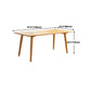 Solid Wood Dining Table Modern Brown Dining Table with 4 Legs Clearhalo 'Dining Tables & Seating' 'Dining Tables' 'dining_table' 'furn' 'furn_dining_table' 'Furniture' 'furniture_dining_table' 'Kitchen & Dining Furniture' 5086087