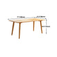 Solid Wood Dining Table Modern Brown Dining Table with 4 Legs Clearhalo 'Dining Tables & Seating' 'Dining Tables' 'dining_table' 'furn' 'furn_dining_table' 'Furniture' 'furniture_dining_table' 'Kitchen & Dining Furniture' 5086089