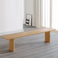 Modern Pine Wood Indoor Table for Restaurant Rectangle Dining Table with Double Pedestal Clearhalo 'Dining Tables & Seating' 'Dining Tables' 'dining_table' 'furn' 'furn_dining_table' 'Furniture' 'furniture_dining_table' 'Kitchen & Dining Furniture' 5086111