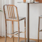 Metal Industrial Round Dining Table Steel Top Table with Pedestal Base Clearhalo 'Dining Tables & Seating' 'Dining Tables' 'dining_table' 'furn' 'furn_dining_table' 'Furniture' 'furniture_dining_table' 'Kitchen & Dining Furniture' 5086145