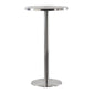Metal Industrial Round Dining Table Steel Top Table with Pedestal Base Clearhalo 'Dining Tables & Seating' 'Dining Tables' 'dining_table' 'furn' 'furn_dining_table' 'Furniture' 'furniture_dining_table' 'Kitchen & Dining Furniture' 5086146
