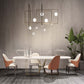 Rectangle Double Pedestal Furniture Luxury Style Stone Dining Room Collection 63"L x 35.4"W x 29.5"H Without Chairs Clearhalo 'Dining Tables & Seating' 'Dining Tables' 'dining_table' 'furn' 'furn_dining_table' 'Furniture' 'furniture_dining_table' 'Kitchen & Dining Furniture' 5086153