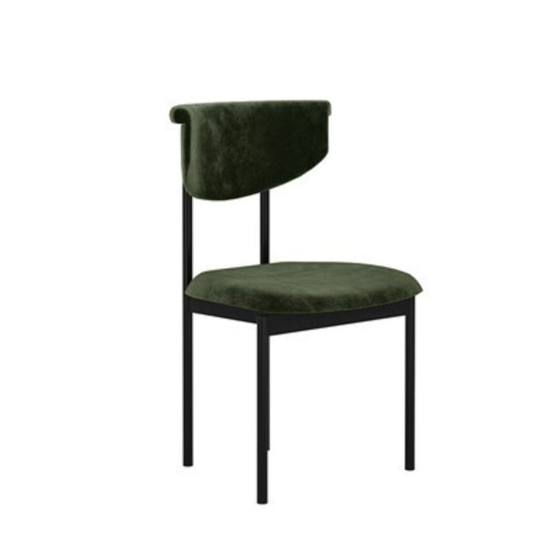Dining Room Side Chairs Modern Velvet Kitchen Chair for Home Green 1 Piece Clearhalo 'Dining Chairs' 'Dining Tables & Seating' 'dining_chair' 'furn' 'furn_dining_chair' 'Furniture' 'furniture_dining_chair' 'Kitchen & Dining Furniture' 5086181