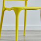 Glam Style Open Back Chair Plastic Stackable Dining Side Chair for Indoor Clearhalo 'Dining Chairs' 'Dining Tables & Seating' 'dining_chair' 'furn' 'furn_dining_chair' 'Furniture' 'furniture_dining_chair' 'Kitchen & Dining Furniture' 5086201
