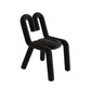 Contemporary Style Side Chair Velvet Open Back Dining Side Chair Black 1 Piece Clearhalo 'Dining Chairs' 'Dining Tables & Seating' 'dining_chair' 'furn' 'furn_dining_chair' 'Furniture' 'furniture_dining_chair' 'Kitchen & Dining Furniture' 5086208