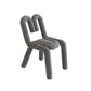 Contemporary Style Side Chair Velvet Open Back Dining Side Chair Grey 1 Piece Clearhalo 'Dining Chairs' 'Dining Tables & Seating' 'dining_chair' 'furn' 'furn_dining_chair' 'Furniture' 'furniture_dining_chair' 'Kitchen & Dining Furniture' 5086213