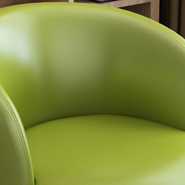 Faux Leather Contemporary Dining Chair with 4 Legs Matte Finish Solid Back Chair Clearhalo 'Dining Chairs' 'Dining Tables & Seating' 'dining_chair' 'furn' 'furn_dining_chair' 'Furniture' 'furniture_dining_chair' 'Kitchen & Dining Furniture' 5086238