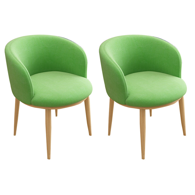 Faux Leather Contemporary Dining Chair with 4 Legs Matte Finish Solid Back Chair Green 2 Piece Set Clearhalo 'Dining Chairs' 'Dining Tables & Seating' 'dining_chair' 'furn' 'furn_dining_chair' 'Furniture' 'furniture_dining_chair' 'Kitchen & Dining Furniture' 5086253