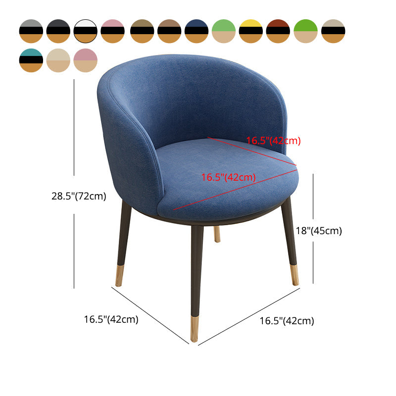 Faux Leather Contemporary Dining Chair with 4 Legs Matte Finish Solid Back Chair Clearhalo 'Dining Chairs' 'Dining Tables & Seating' 'dining_chair' 'furn' 'furn_dining_chair' 'Furniture' 'furniture_dining_chair' 'Kitchen & Dining Furniture' 5086272