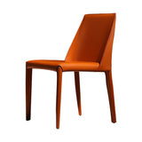 Faux Leather Indoor Upholstered Dining Chair Matte Finish Solid Back Side Chair Clearhalo 'Dining Chairs' 'Dining Tables & Seating' 'dining_chair' 'furn' 'furn_dining_chair' 'Furniture' 'furniture_dining_chair' 'Kitchen & Dining Furniture' 5086366