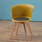 Contemporary Style Side Chair Oak Solid Wood Dining Side Chair Yellow 1 Piece Clearhalo 'Dining Chairs' 'Dining Tables & Seating' 'dining_chair' 'furn' 'furn_dining_chair' 'Furniture' 'furniture_dining_chair' 'Kitchen & Dining Furniture' 5086400