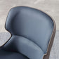 Contemporary Home Faux Leather Side Chair Metallic Finish Wingback Dining Chair Clearhalo 'Dining Chairs' 'Dining Tables & Seating' 'dining_chair' 'furn' 'furn_dining_chair' 'Furniture' 'furniture_dining_chair' 'Kitchen & Dining Furniture' 5086488