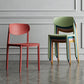 Plastic Contemporary Armless Chair Open Back Dining Kitchen Room Chair Clearhalo 'Dining Chairs' 'Dining Tables & Seating' 'dining_chair' 'Furniture' 'furniture_dining_chair' 'Kitchen & Dining Furniture' 5086583