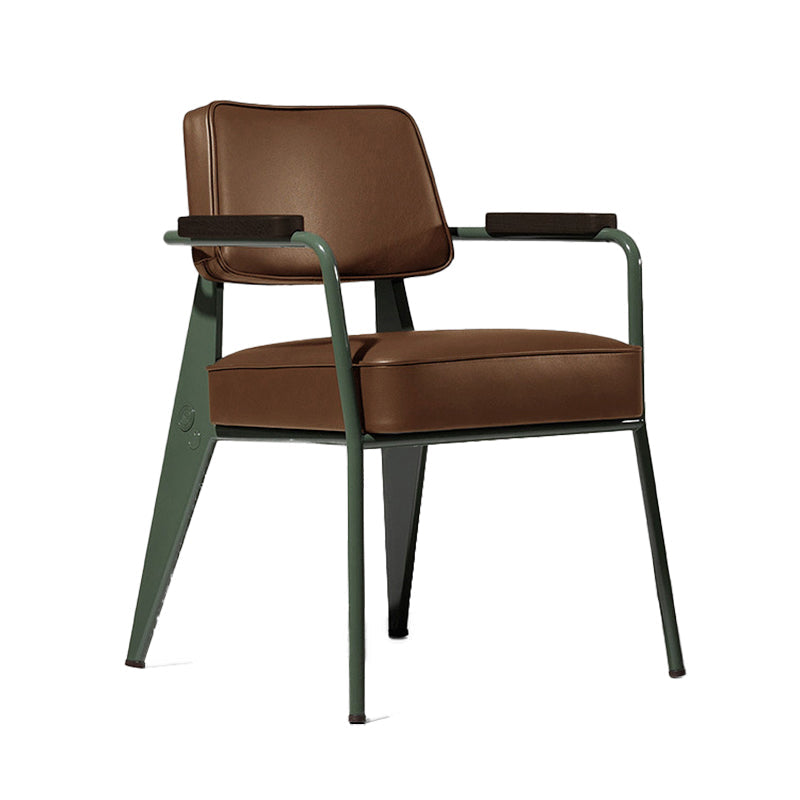 Dining Room Side Chairs Contemporary Metal Kitchen Chair for Home Coffee With Arms 1 Piece Clearhalo 'Dining Chairs' 'Dining Tables & Seating' 'dining_chair' 'Furniture' 'furniture_dining_chair' 'Kitchen & Dining Furniture' 5086689