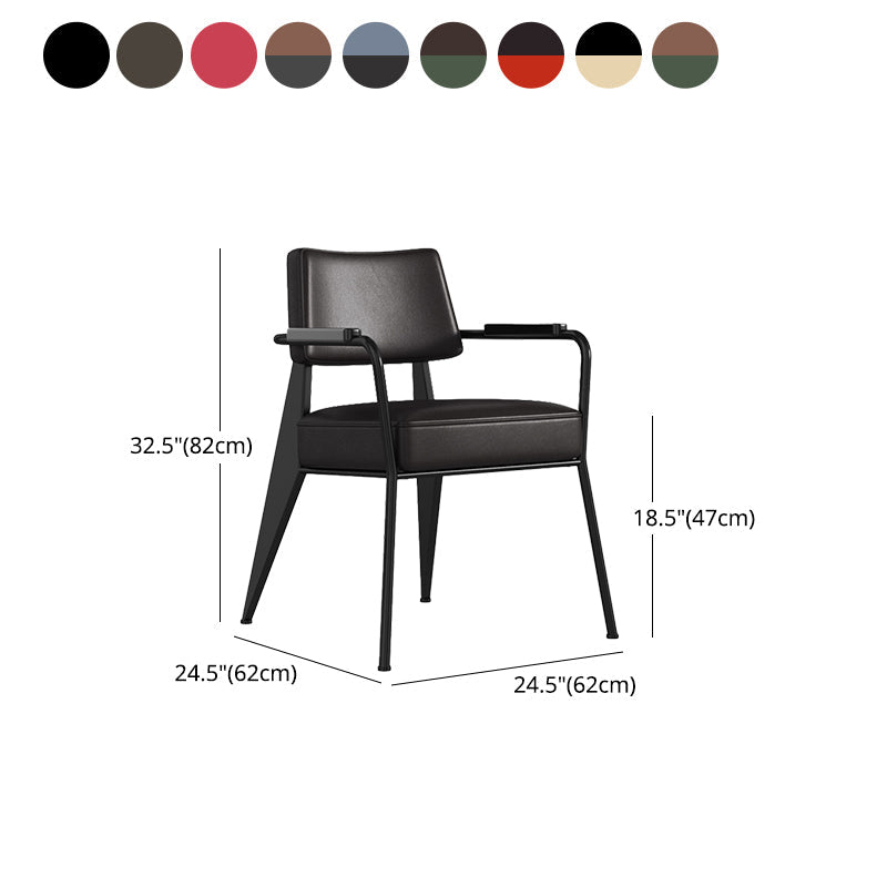 Dining Room Side Chairs Contemporary Metal Kitchen Chair for Home Clearhalo 'Dining Chairs' 'Dining Tables & Seating' 'dining_chair' 'Furniture' 'furniture_dining_chair' 'Kitchen & Dining Furniture' 5086692