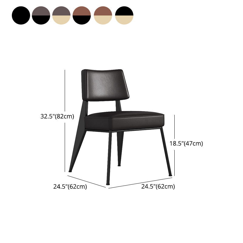 Dining Room Side Chairs Contemporary Metal Kitchen Chair for Home Clearhalo 'Dining Chairs' 'Dining Tables & Seating' 'dining_chair' 'Furniture' 'furniture_dining_chair' 'Kitchen & Dining Furniture' 5086693
