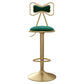 Glam Iron Adjustable Swivel Barstool Low Back Indoor Tall Stool with Upholstered Seat Clearhalo 'Bar Furniture' 'Bar Stools' 'bar_stools' 'furn' 'furn_bar_stools' 'Furniture' 'furniture_bar_stools' 'Kitchen & Dining Furniture' 5086702