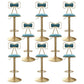 Glam Iron Adjustable Swivel Barstool Low Back Indoor Tall Stool with Upholstered Seat Light Blue 8 Piece Set Clearhalo 'Bar Furniture' 'Bar Stools' 'bar_stools' 'furn' 'furn_bar_stools' 'Furniture' 'furniture_bar_stools' 'Kitchen & Dining Furniture' 5086710