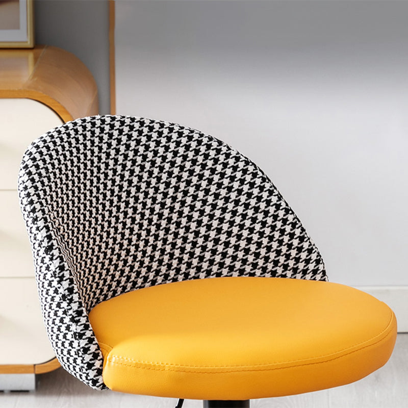 Modern Home Adjustable Height Stool Matte Finish Upholstered Bar Stools Clearhalo 'Bar Furniture' 'Bar Stools' 'bar_stools' 'furn' 'furn_bar_stools' 'Furniture' 'furniture_bar_stools' 'Kitchen & Dining Furniture' 5086788