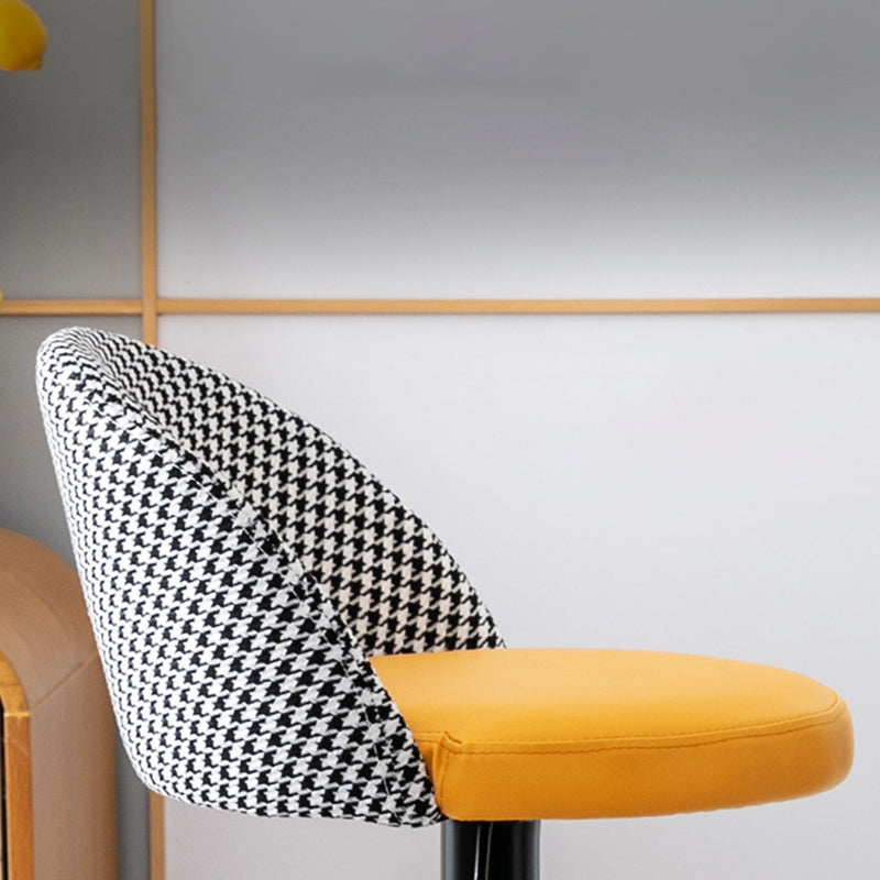 Modern Home Adjustable Height Stool Matte Finish Upholstered Bar Stools Clearhalo 'Bar Furniture' 'Bar Stools' 'bar_stools' 'furn' 'furn_bar_stools' 'Furniture' 'furniture_bar_stools' 'Kitchen & Dining Furniture' 5086790