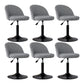 Modern Home Adjustable Height Stool Matte Finish Upholstered Bar Stools 6 Piece Set Short Stool(22"H) Clearhalo 'Bar Furniture' 'Bar Stools' 'bar_stools' 'furn' 'furn_bar_stools' 'Furniture' 'furniture_bar_stools' 'Kitchen & Dining Furniture' 5086811
