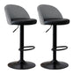 Modern Home Adjustable Height Stool Matte Finish Upholstered Bar Stools 2 Piece Set Bar Stool(31"H) Clearhalo 'Bar Furniture' 'Bar Stools' 'bar_stools' 'furn' 'furn_bar_stools' 'Furniture' 'furniture_bar_stools' 'Kitchen & Dining Furniture' 5086813