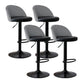 Modern Home Adjustable Height Stool Matte Finish Upholstered Bar Stools 4 Piece Set Bar Stool(31"H) Clearhalo 'Bar Furniture' 'Bar Stools' 'bar_stools' 'furn' 'furn_bar_stools' 'Furniture' 'furniture_bar_stools' 'Kitchen & Dining Furniture' 5086814