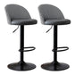 Modern Home Adjustable Height Stool Matte Finish Upholstered Bar Stools 2 Piece Set Bar Stool(31"H) Clearhalo 'Bar Furniture' 'Bar Stools' 'bar_stools' 'furn' 'furn_bar_stools' 'Furniture' 'furniture_bar_stools' 'Kitchen & Dining Furniture' 5086817