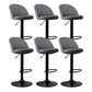 Modern Home Adjustable Height Stool Matte Finish Upholstered Bar Stools 6 Piece Set Bar Stool(31"H) Clearhalo 'Bar Furniture' 'Bar Stools' 'bar_stools' 'furn' 'furn_bar_stools' 'Furniture' 'furniture_bar_stools' 'Kitchen & Dining Furniture' 5086819
