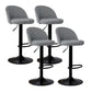 Modern Home Adjustable Height Stool Matte Finish Upholstered Bar Stools 4 Piece Set Bar Stool(31"H) Clearhalo 'Bar Furniture' 'Bar Stools' 'bar_stools' 'furn' 'furn_bar_stools' 'Furniture' 'furniture_bar_stools' 'Kitchen & Dining Furniture' 5086830