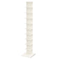 13.19"W Bookshelf Contemporary Style Invisible Bookcase for Home Office 13.2"L x 13.2"W x 68.9"H White Clearhalo 'Bookcases' 'furn' 'furn_bookcases' 'Furniture' 'furniture_bookcases' 'Office Furniture' 5086864