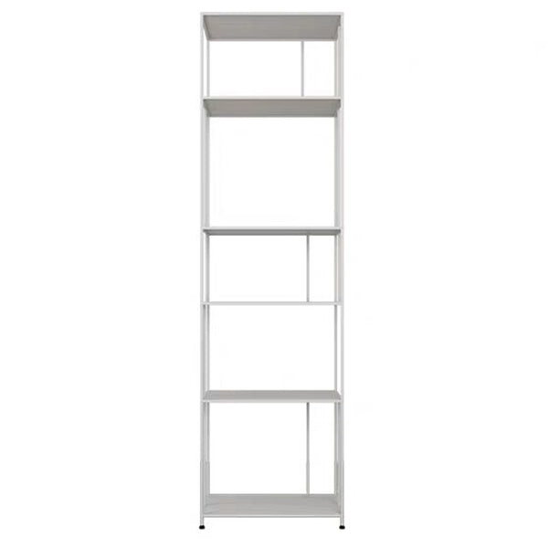 70.87"H Bookshelf Open Back Contemporary Style Bookcase for Home Office 19.7"L x 11.8"W x 70.9"H White Clearhalo 'Bookcases' 'furn' 'furn_bookcases' 'Furniture' 'furniture_bookcases' 'Office Furniture' 5086903