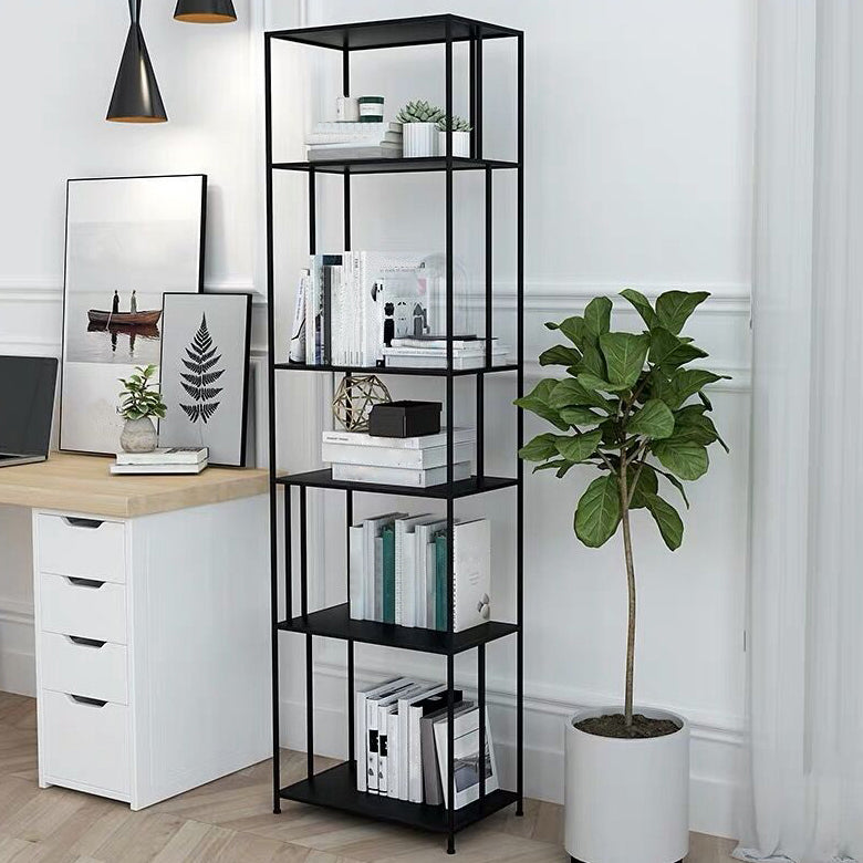 70.87"H Bookshelf Open Back Contemporary Style Bookcase for Home Office Clearhalo 'Bookcases' 'furn' 'furn_bookcases' 'Furniture' 'furniture_bookcases' 'Office Furniture' 5086904