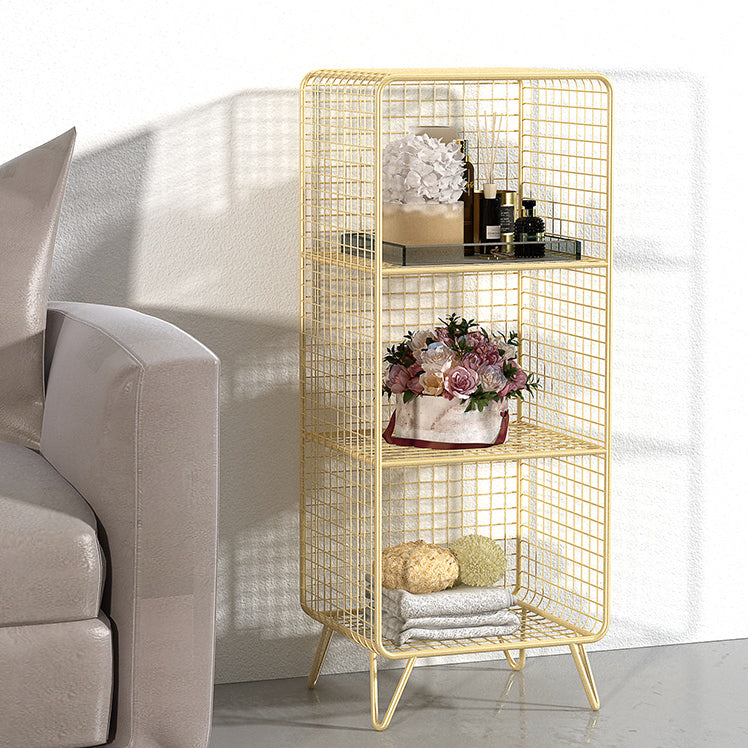 Modern Style Standard Bookcase Metal Closed Back Bookshelf for Home Clearhalo 'Bookcases' 'furn' 'furn_bookcases' 'Furniture' 'furniture_bookcases' 'Office Furniture' 5086915