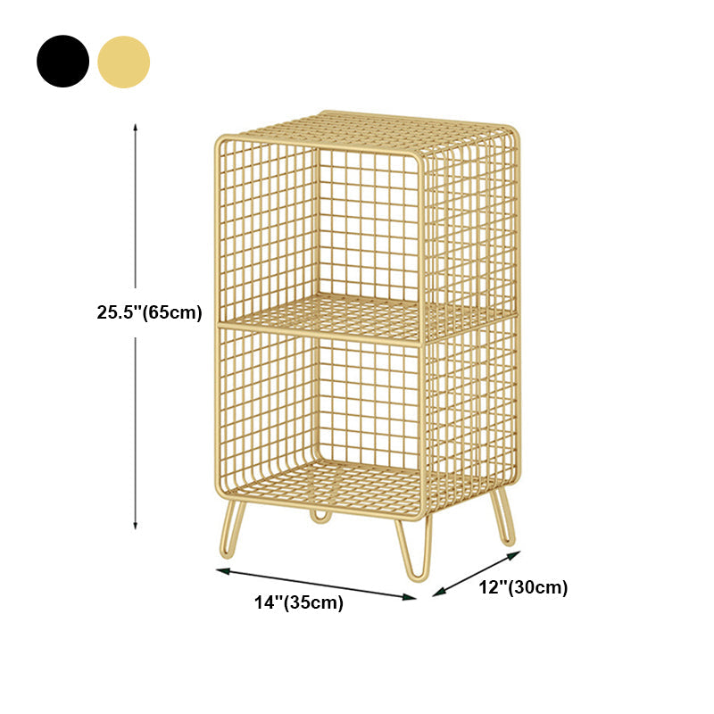 Modern Style Standard Bookcase Metal Closed Back Bookshelf for Home Clearhalo 'Bookcases' 'furn' 'furn_bookcases' 'Furniture' 'furniture_bookcases' 'Office Furniture' 5086936