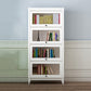 White Manufactured Wood Standard Bookcase Modern Bookshelf with Glass Doors 31.5"L x 13.9"W x 66.8"H Clearhalo 'Bookcases' 'furn' 'furn_bookcases' 'Furniture' 'furniture_bookcases' 'Office Furniture' 5086948
