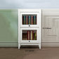 White Manufactured Wood Standard Bookcase Modern Bookshelf with Glass Doors Clearhalo 'Bookcases' 'furn' 'furn_bookcases' 'Furniture' 'furniture_bookcases' 'Office Furniture' 5086954