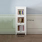 White Manufactured Wood Standard Bookcase Modern Bookshelf with Glass Doors Clearhalo 'Bookcases' 'furn' 'furn_bookcases' 'Furniture' 'furniture_bookcases' 'Office Furniture' 5086955