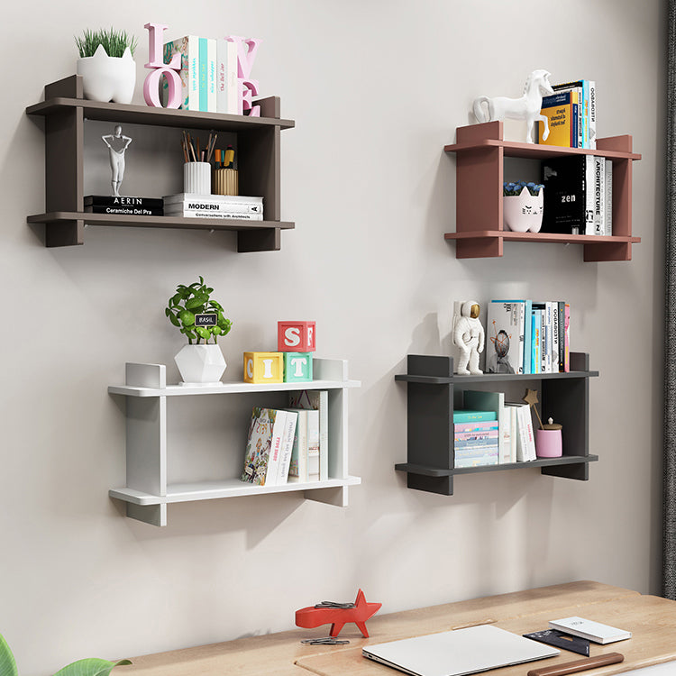 Closed Back Bookshelf Contemporary Style Wall Mounted Bookcase for Study Room and Office Clearhalo 'Bookcases' 'furn' 'furn_bookcases' 'Furniture' 'furniture_bookcases' 'Office Furniture' 5086965