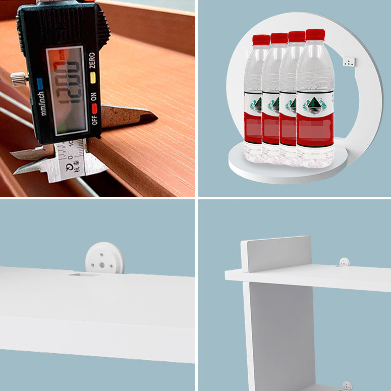 Closed Back Bookshelf Contemporary Style Wall Mounted Bookcase for Study Room and Office Clearhalo 'Bookcases' 'furn' 'furn_bookcases' 'Furniture' 'furniture_bookcases' 'Office Furniture' 5086969