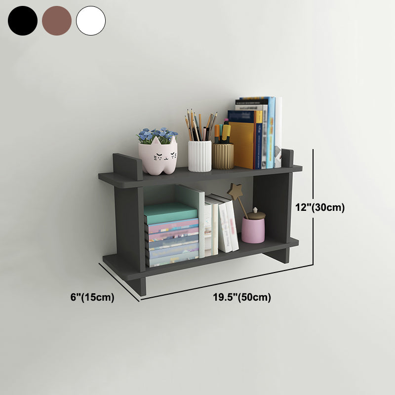 Closed Back Bookshelf Contemporary Style Wall Mounted Bookcase for Study Room and Office Clearhalo 'Bookcases' 'furn' 'furn_bookcases' 'Furniture' 'furniture_bookcases' 'Office Furniture' 5086978