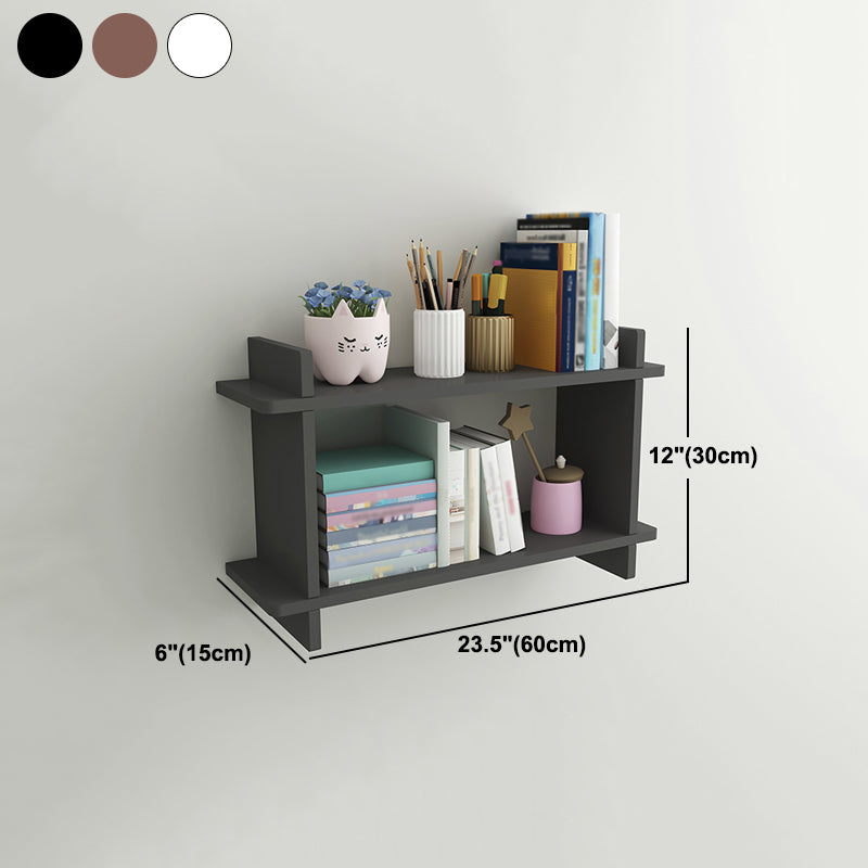 Closed Back Bookshelf Contemporary Style Wall Mounted Bookcase for Study Room and Office Clearhalo 'Bookcases' 'furn' 'furn_bookcases' 'Furniture' 'furniture_bookcases' 'Office Furniture' 5086979