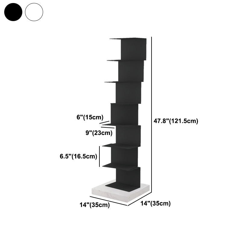 Closed Back Bookcase Contemporary Style Invisible Bookshelf for Study Room and Office Clearhalo 'Bookcases' 'furn' 'furn_bookcases' 'Furniture' 'furniture_bookcases' 'Office Furniture' 5087003