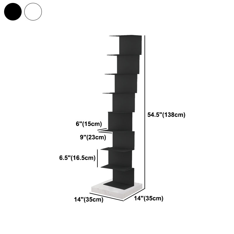 Closed Back Bookcase Contemporary Style Invisible Bookshelf for Study Room and Office Clearhalo 'Bookcases' 'furn' 'furn_bookcases' 'Furniture' 'furniture_bookcases' 'Office Furniture' 5087004